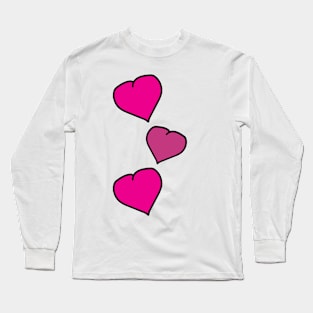 Hearts Long Sleeve T-Shirt